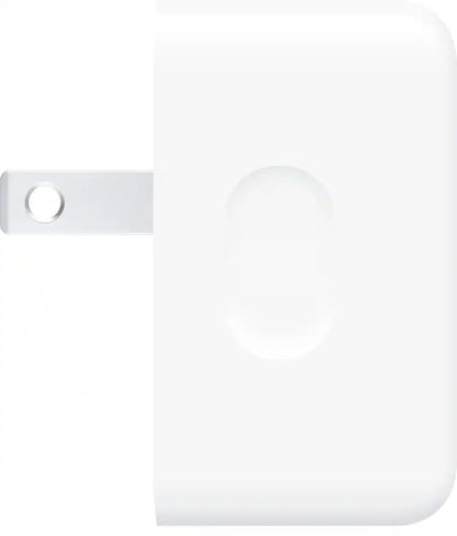 Apple - 35W Dual USB-C Port Compact Power Adapter - White