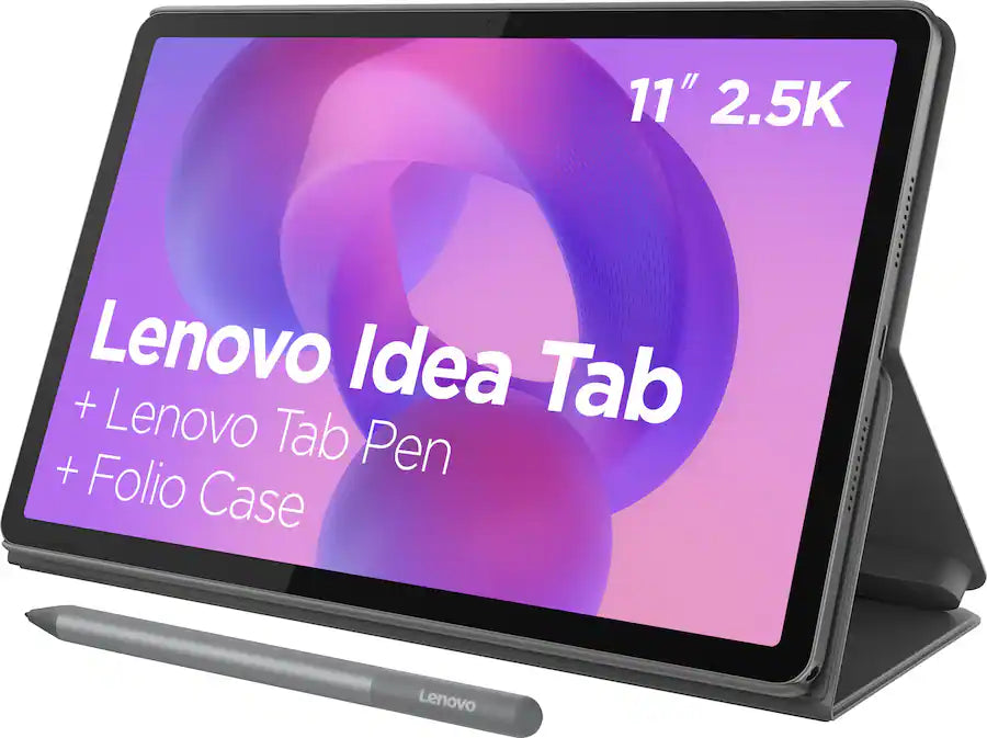 Lenovo Idea Tab 11" 2.5K Tablet - 8GB RAM - 128GB - with Tab Pen & Folio Case - Luna Grey