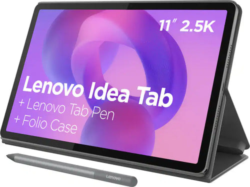 Lenovo Idea Tab 11" 2.5K Tablet - 8GB RAM - 128GB - with Tab Pen & Folio Case - Luna Grey