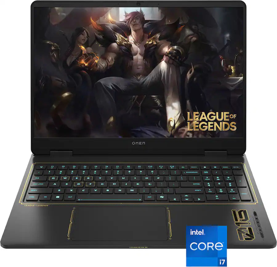 HP OMEN - League of Legends Ltd Ed 16" 2K Gaming Laptop - Intel Core i7 14650HX - 32GB Memory - NVIDIA GeForce RTX 5060 - 1TB SSD - Shadow Black