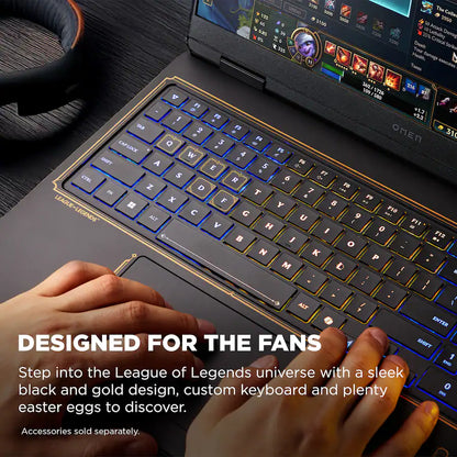 HP OMEN - League of Legends Ltd Ed 16" 2K Gaming Laptop - Intel Core i7 14650HX - 32GB Memory - NVIDIA GeForce RTX 5060 - 1TB SSD - Shadow Black