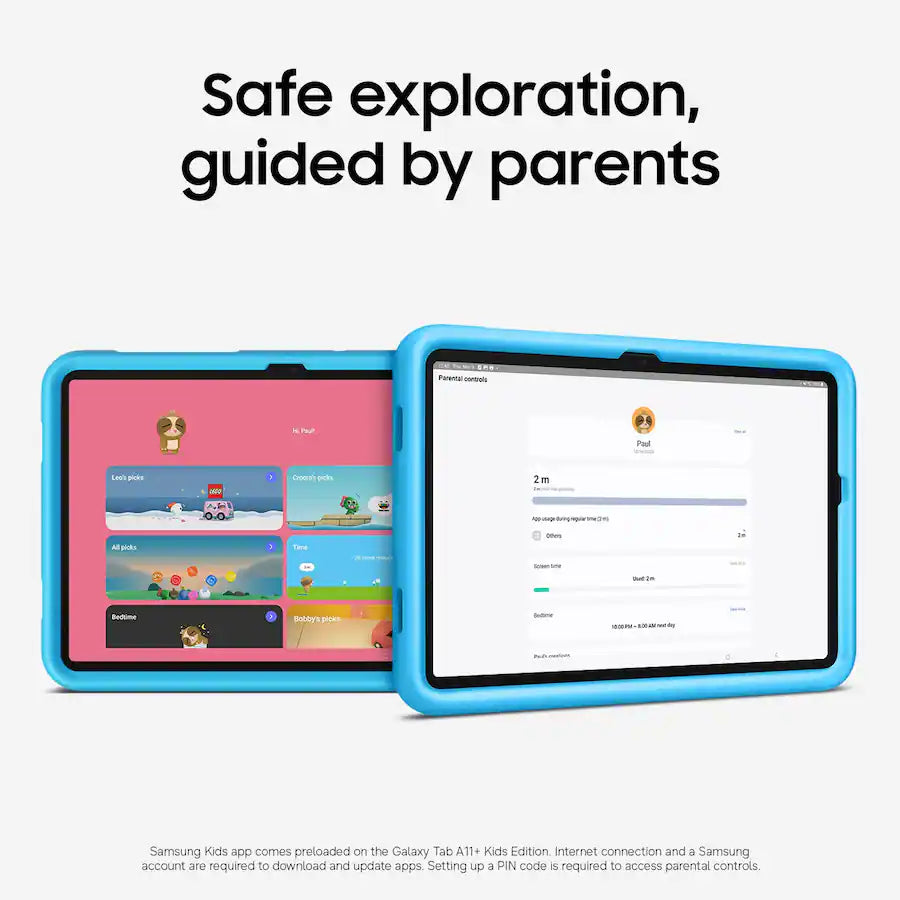 Samsung Galaxy Tab A9+ Kids Edition 11" 128GB Wi-Fi - Blue & Purple