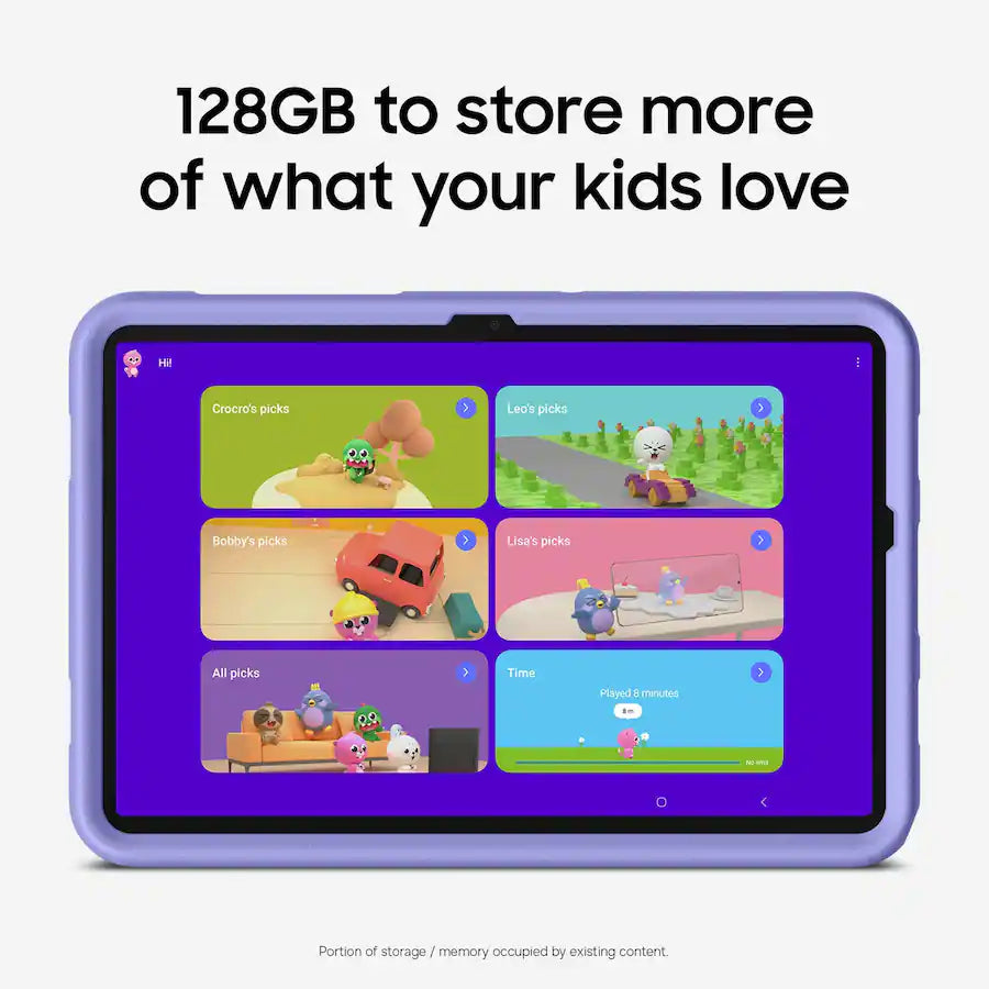 Samsung Galaxy Tab A9+ Kids Edition 11" 128GB Wi-Fi - Blue & Purple