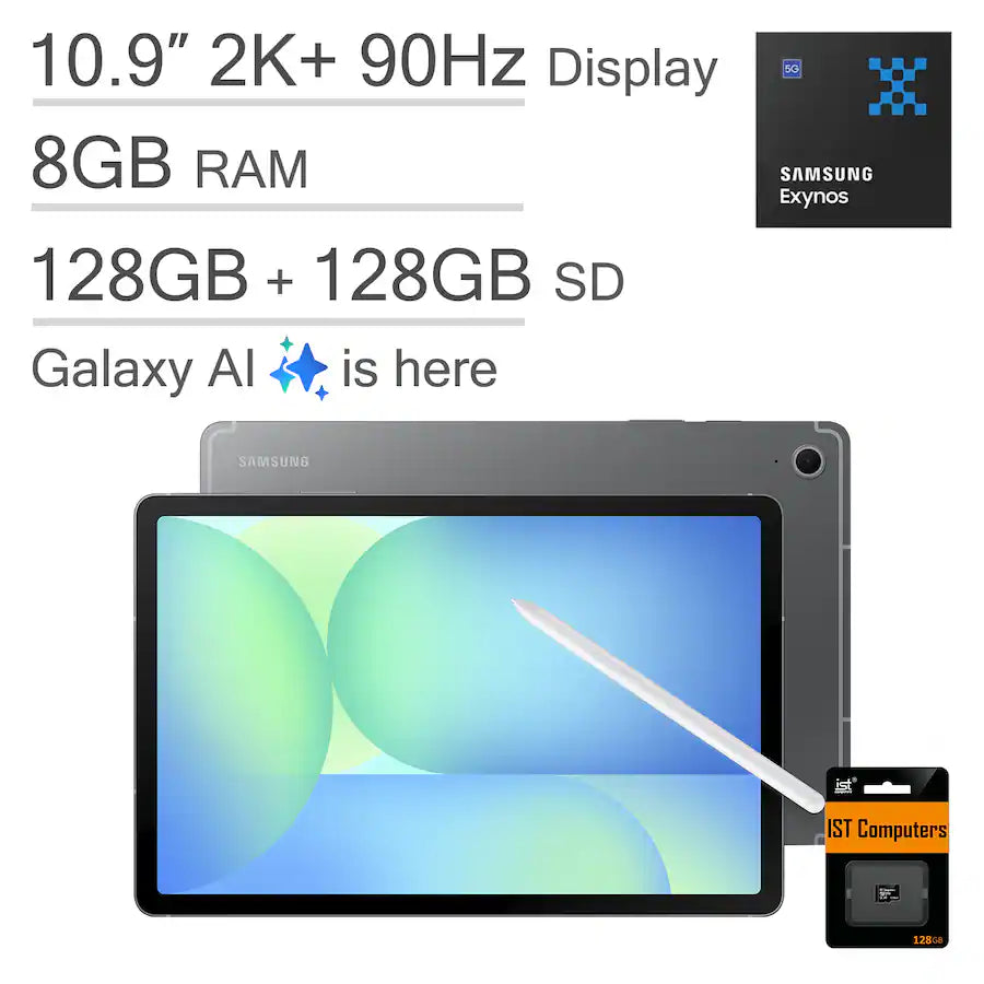 Samsung Galaxy Tab S10 FE 10.9" Wi-Fi Tablet with S-Pen